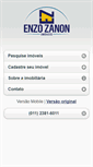 Mobile Screenshot of enzozanonimoveis.com.br