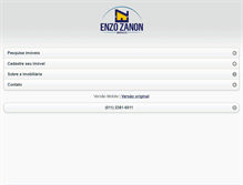 Tablet Screenshot of enzozanonimoveis.com.br